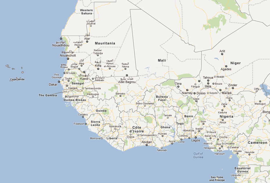 karte von kap verde afrika